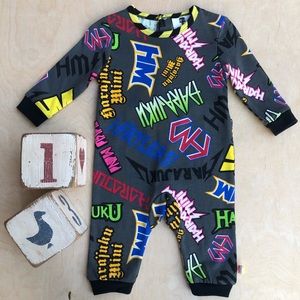 Harajuku Mini Target Graffiti Baby Romper 6mos